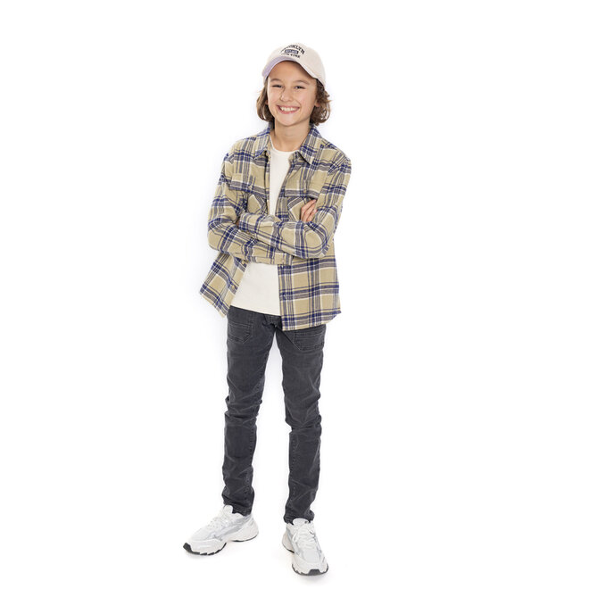 No Way Monday boys’ shirt, green checked shacket