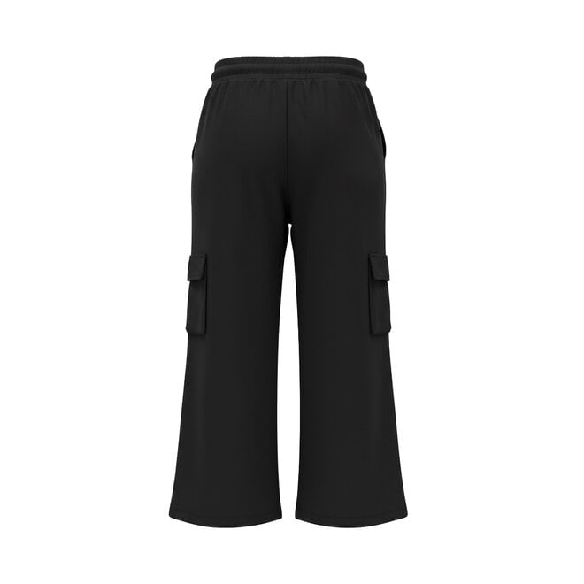 No Way Monday Mädchen-Jogginghose, weit geschnitten, schwarz, Cargo-Stil