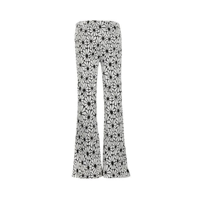 No Way Monday girls’ flared treggings, black floral