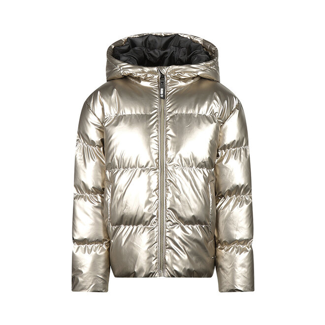 No Way Monday meisjes winterjas goud metallic