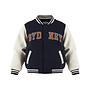 No Way Monday Jungenweste, locker geschnitten, dunkelblau, Baseball-Stil