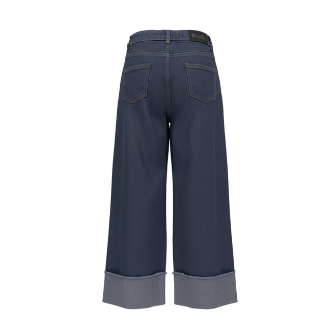 No Way Monday meisjes jeans wide leg blauw