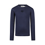 No Way Monday meisjes longsleeve donkerblauw hart