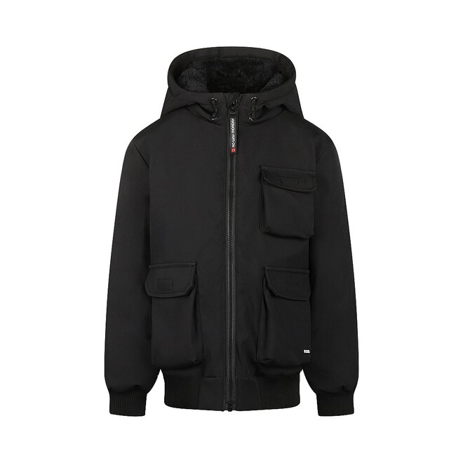 No Way Monday Jungen-Winterjacke schwarz, wasserabweisend