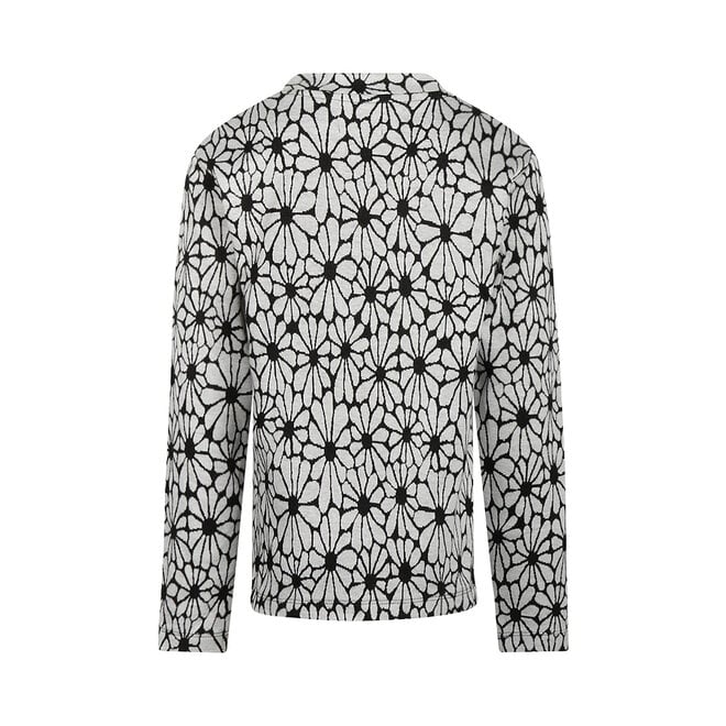No Way Monday girls’ long-sleeved top, black floral
