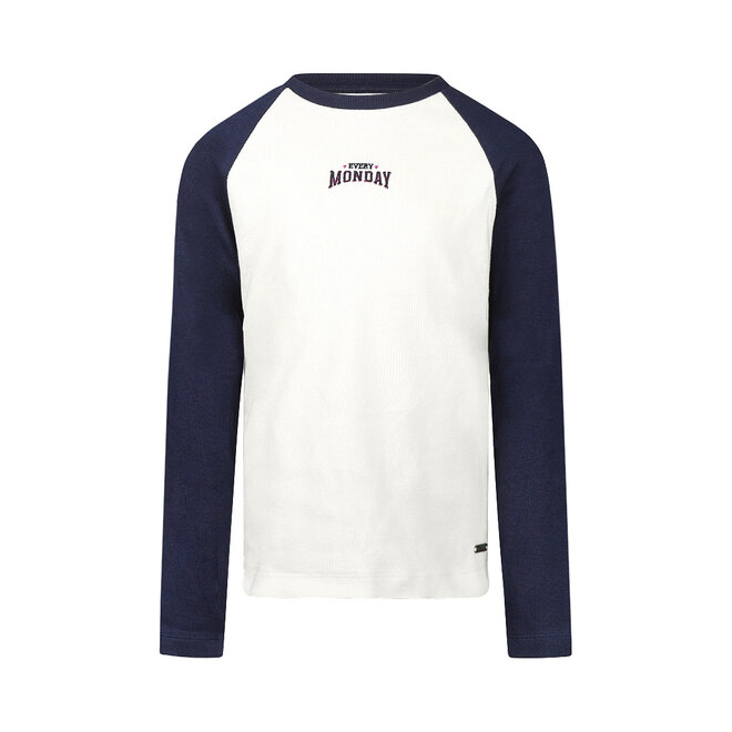 No Way Monday meisjes longsleeve raglan