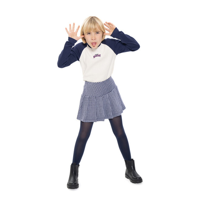No Way Monday meisjes longsleeve raglan