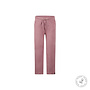 Meisjes joggingbroek wide leg oudroze bio cotton