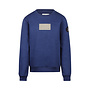 No Way Monday jongens sweater blauw reliëf