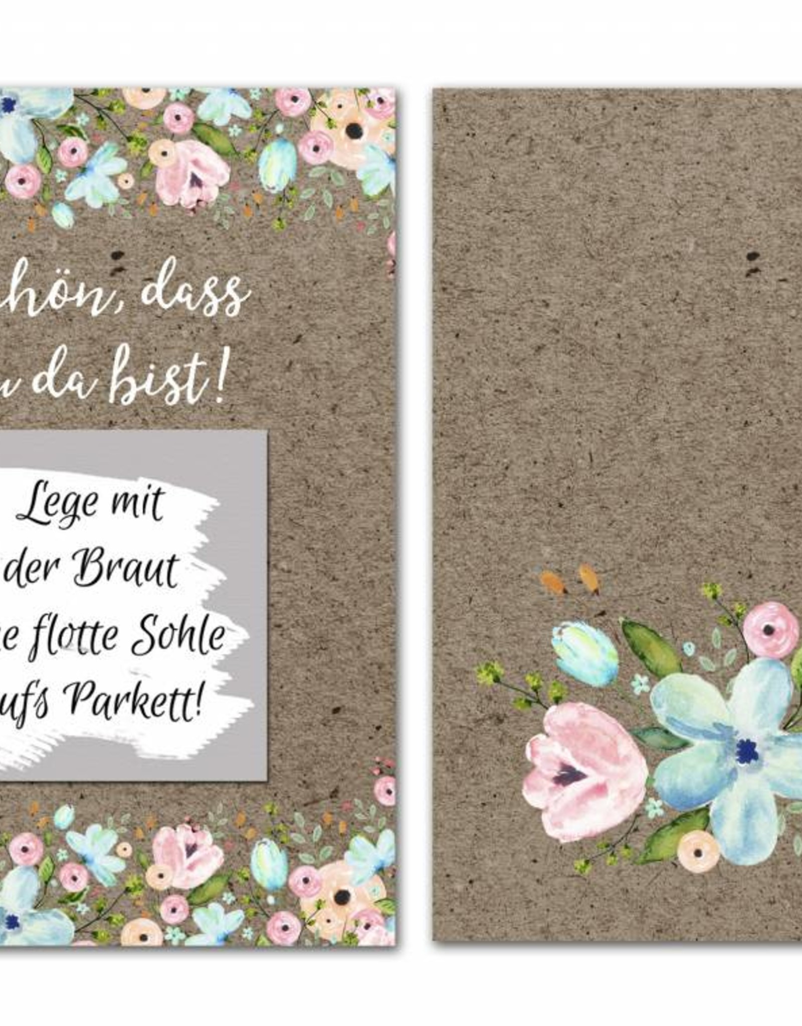 50 Rubbelkarten "Schön, dass Du da bist!"