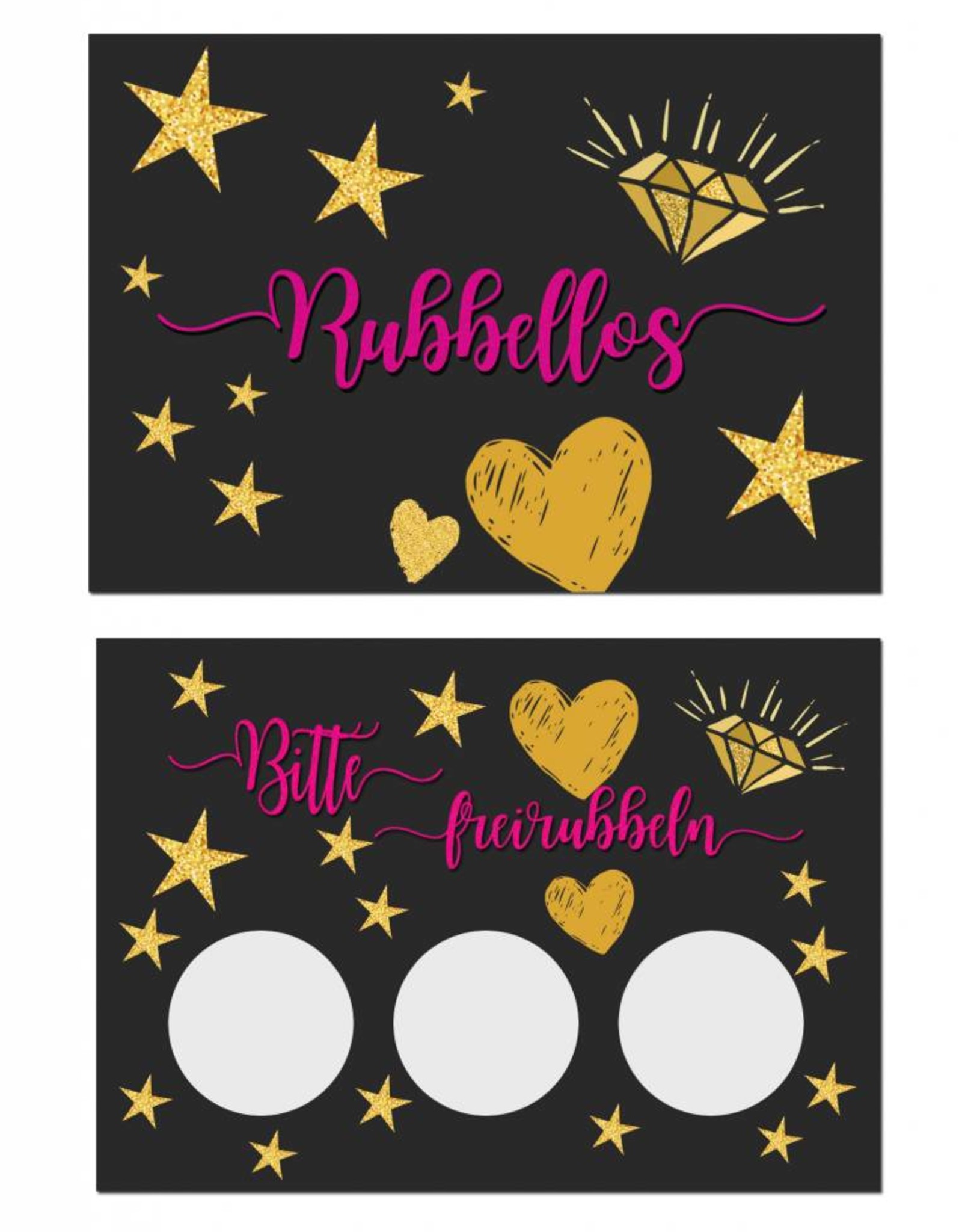 DIY Rubbellose für Junggesellinnenabschied