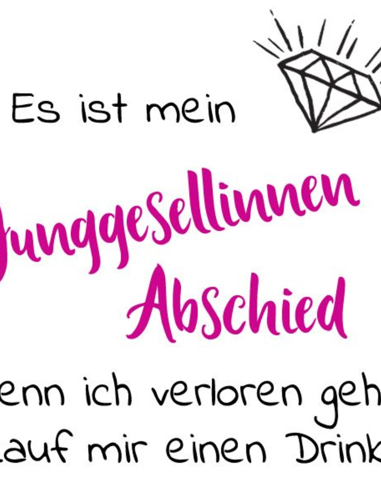 Junggesellenabschied Tattoo Set 10-teilig