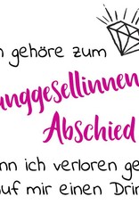 Junggesellenabschied Tattoo Set 10-teilig