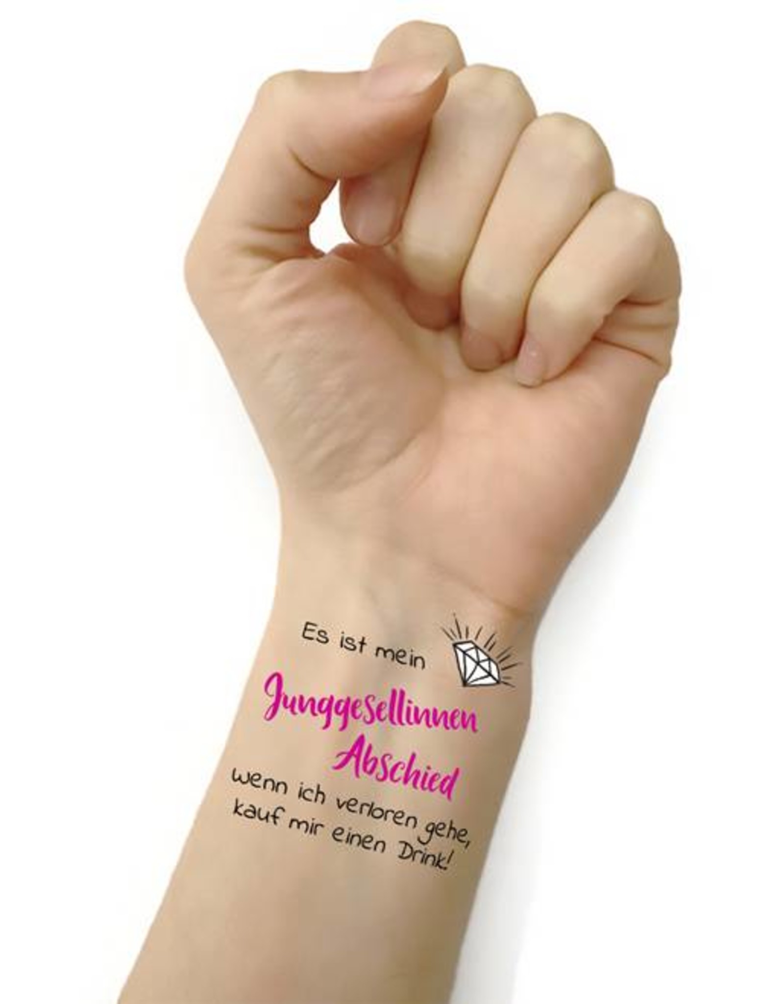 Junggesellenabschied Tattoo Set 10-teilig