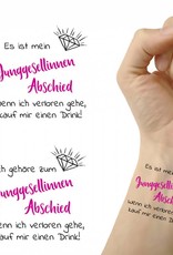 Junggesellenabschied Tattoo Set 10-teilig