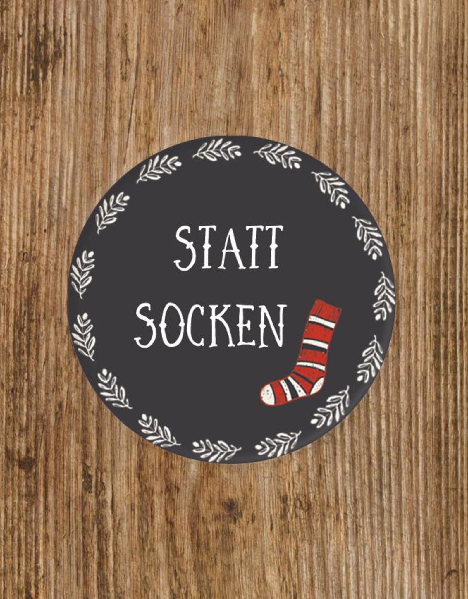 25 Sticker "Statt Socken"