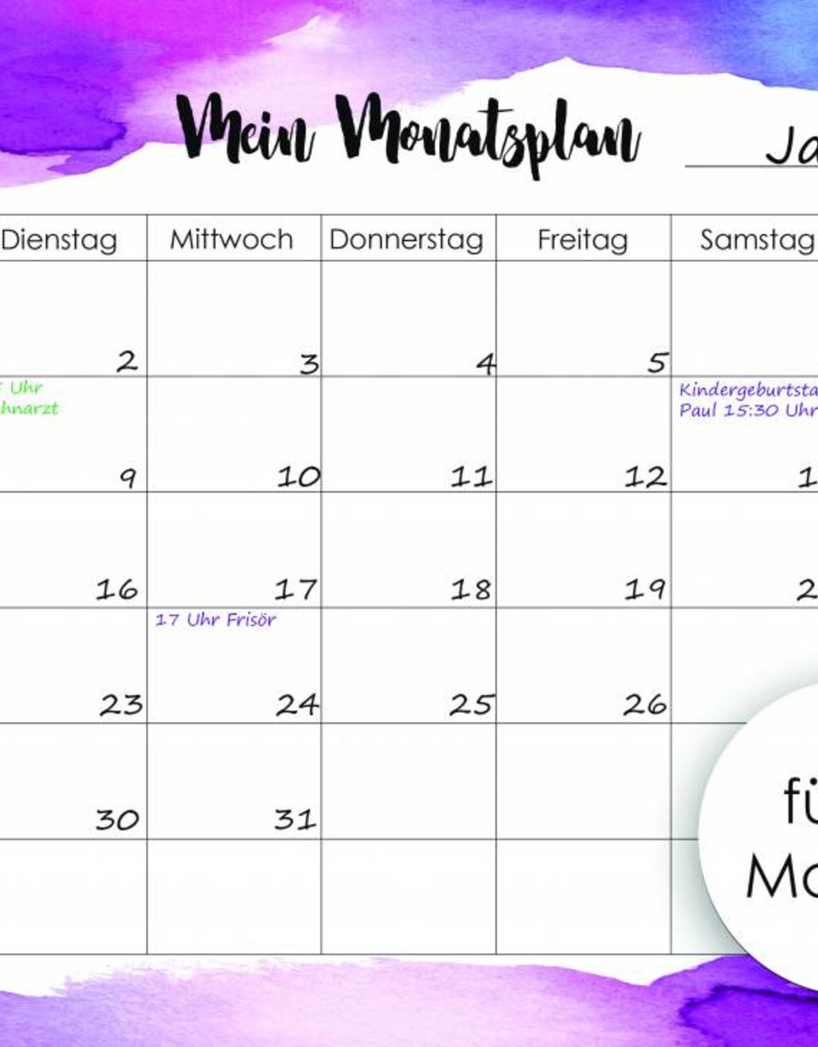 To Do Planer Set 3-teilig