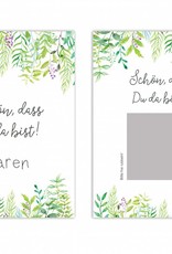 50 Rubbelkarten "Grüne Hochzeit"