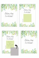 50 Rubbelkarten "Grüne Hochzeit"