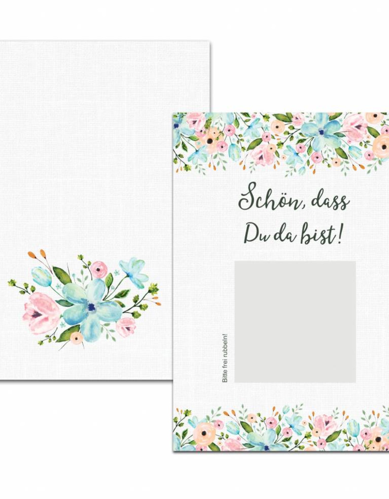 50 Rubbelkarten "Weiße Hochzeit"