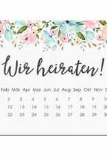 Save the Date Karten für die Hochzeit, 50 Stück