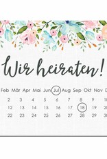 Save the Date Karten für die Hochzeit, 50 Stück