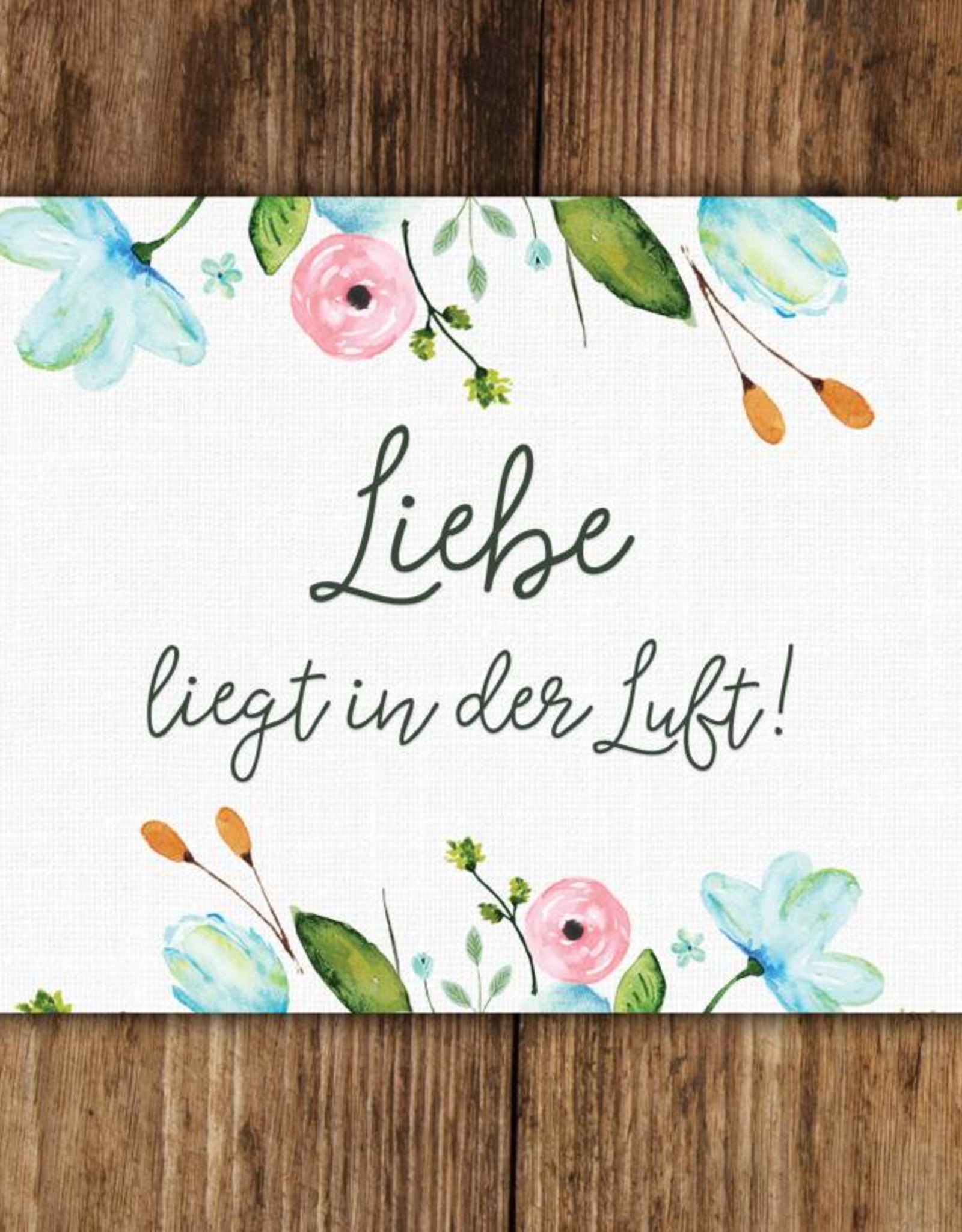 Ballonflugkarten für die Hochzeit