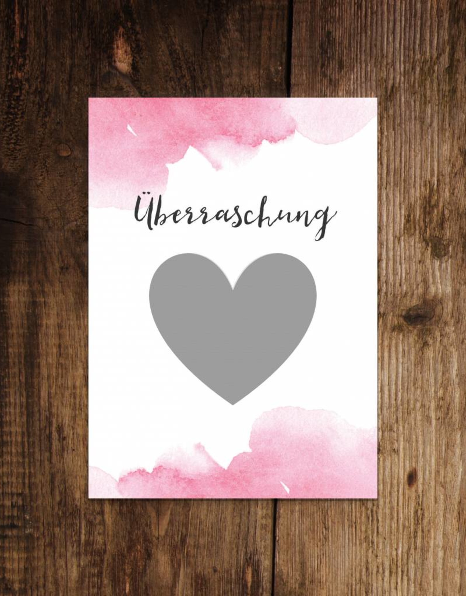 5 x Rubbelkarten "Überraschung Aquarell"