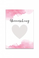 5 x Rubbelkarten "Überraschung Aquarell"