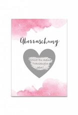 5 x Rubbelkarten "Überraschung Aquarell"