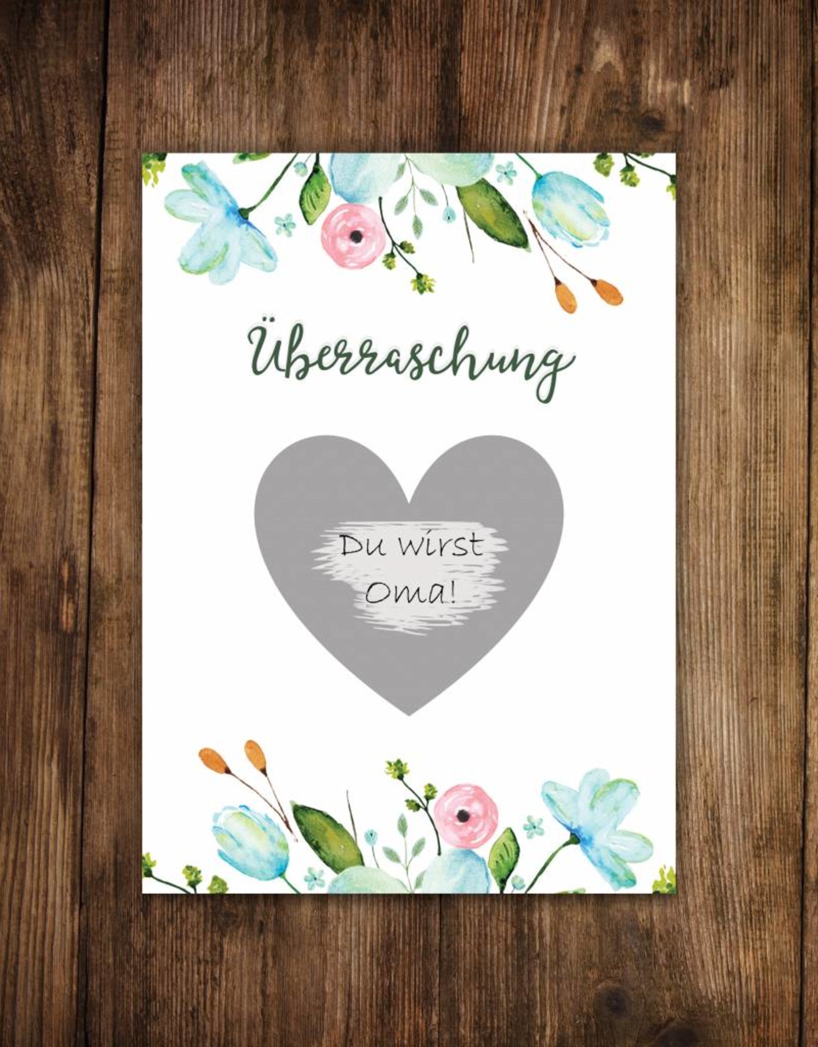 5 x Rubbelkarten "Überraschung Blumen"