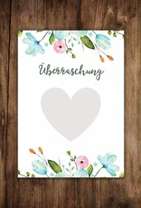 5 x Rubbelkarten "Überraschung Blumen"