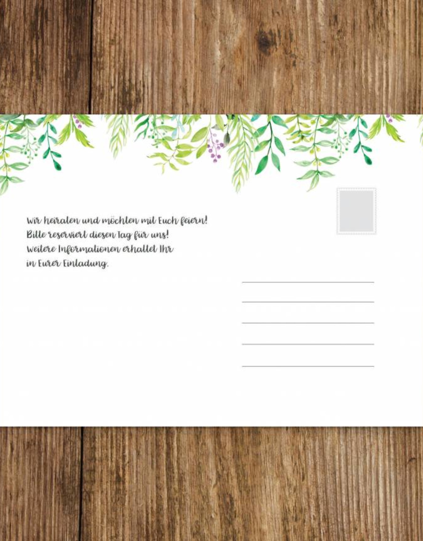 Save the Date Rubbelkarten für die Hochzeit, 25 Stück