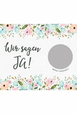 Save the Date Rubbelkarten für die Hochzeit, 25 Stück