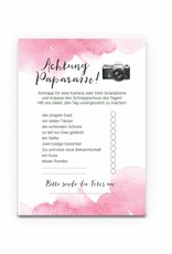 50 Fotokarten "Aquarell Hochzeit"