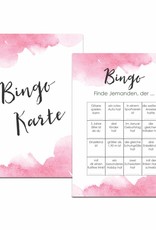 50 Bingokarten Hochzeit, Hochzeitsbingo Spiel