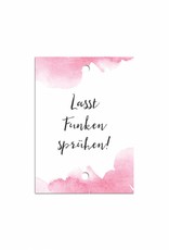 50 Wunderkerzen Schilder "Aquarell Hochzeit"