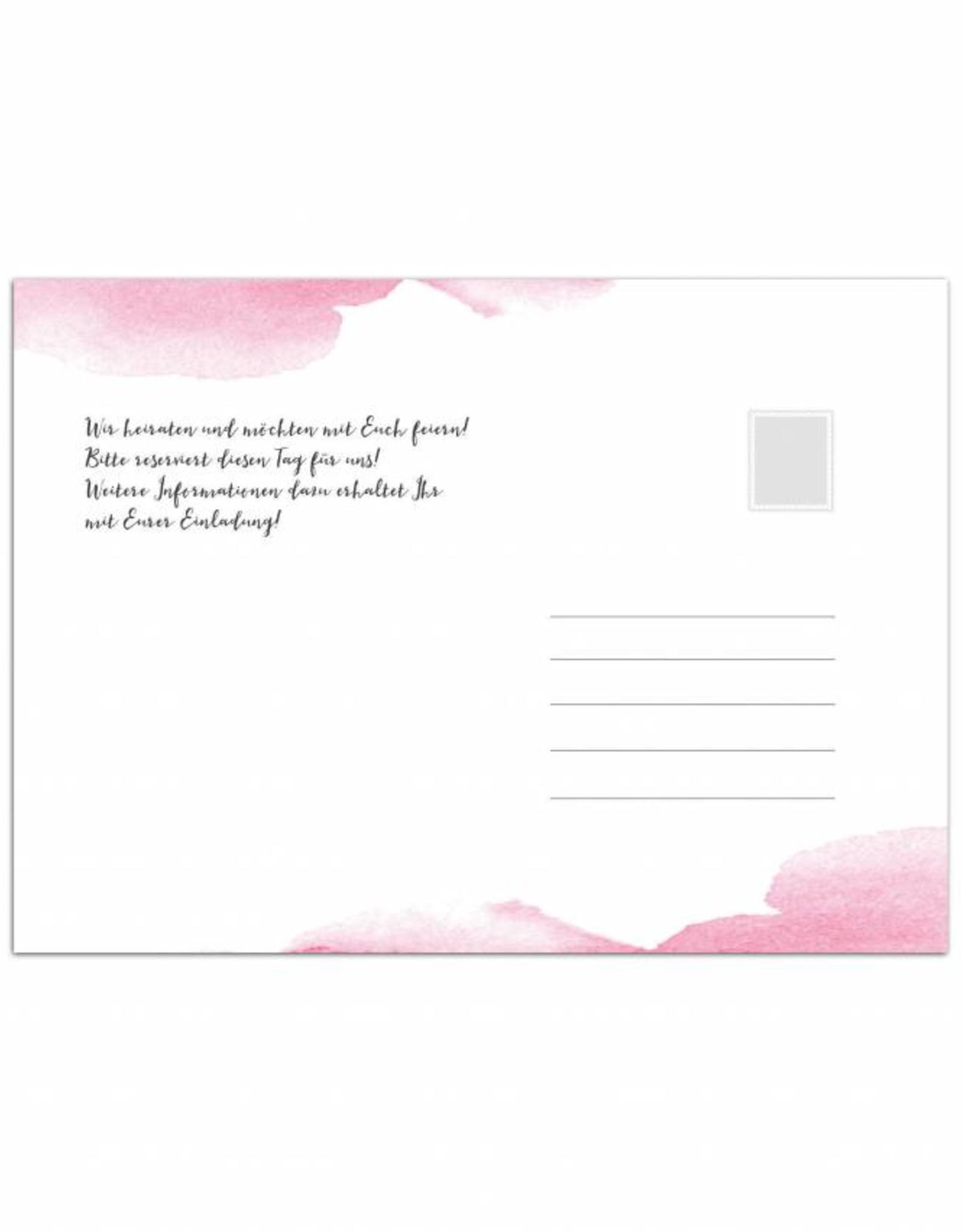 Save the Date Karten für die Hochzeit, 50 Stück