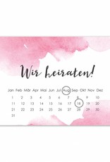 Save the Date Karten für die Hochzeit, 50 Stück