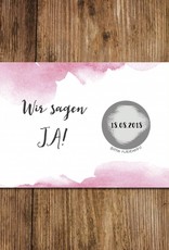 Save the Date Rubbelkarten für die Hochzeit, 25 Stück