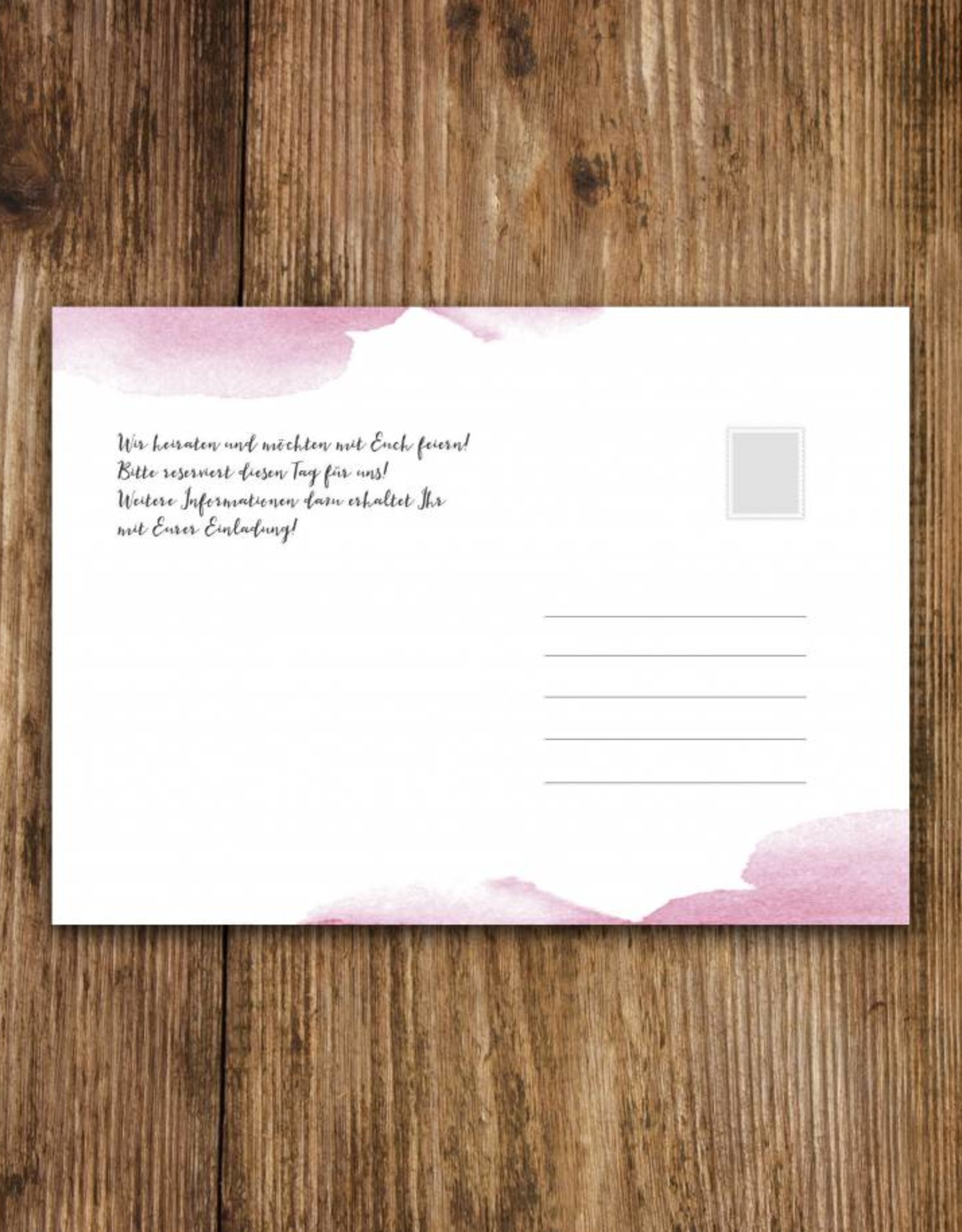 Save the Date Rubbelkarten für die Hochzeit, 25 Stück