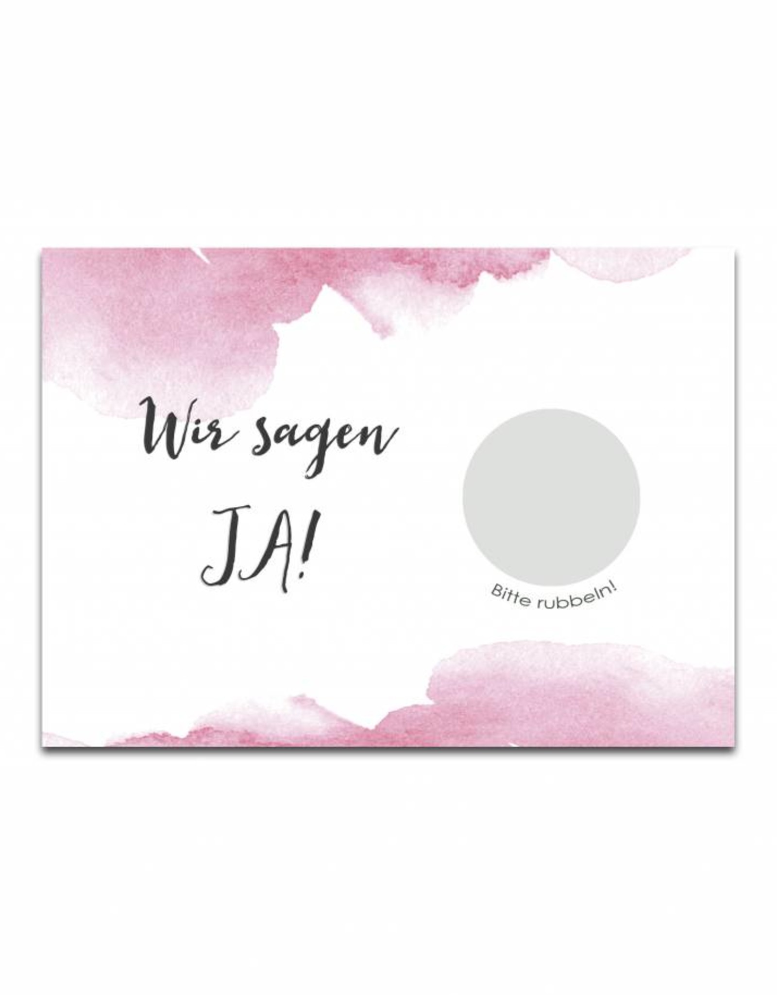 Save the Date Rubbelkarten für die Hochzeit, 25 Stück