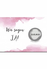 Save the Date Rubbelkarten für die Hochzeit, 25 Stück
