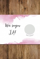 Save the Date Rubbelkarten für die Hochzeit, 25 Stück