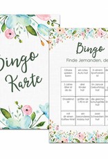 50 Bingokarten Hochzeit, Hochzeitsbingo Spiel