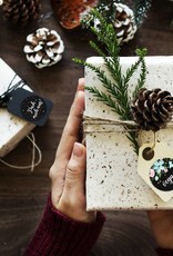 25 Sticker "vegan", Geschenkaufkleber