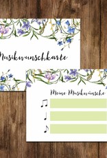 50 Musikwunschkarten für Hochzeit oder Geburtstag  - Copy