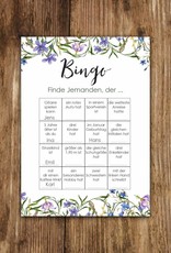 50 Bingokarten Hochzeit, Hochzeitsbingo Spiel