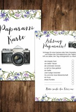 50 Fotokarten "Blaue Hochzeit"