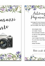 50 Fotokarten "Blaue Hochzeit"